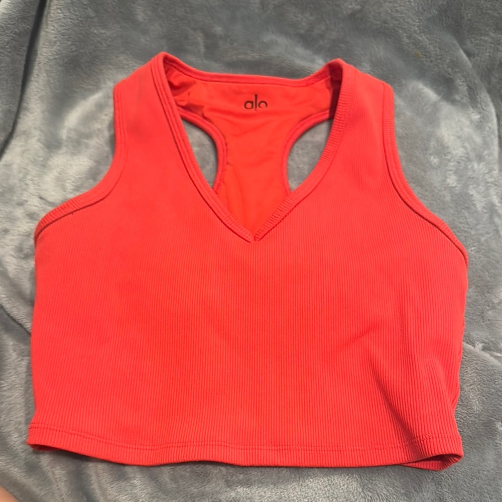 ALO tank top with built in bra size small